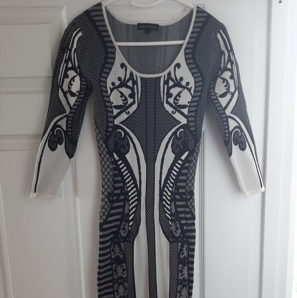 Jealous Tomato Small Bodycon Maxi Dress - Picture 2 of 7